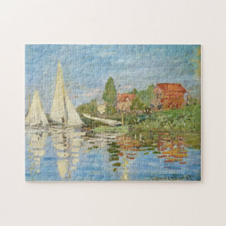 Claude Monet's Regattas at Argenteuil (1872) Jigsaw Puzzle