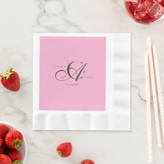 Claudia Alves Florist Paper Napkin (Insitu)