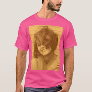 Claudia Cardinale In Orange T-Shirt