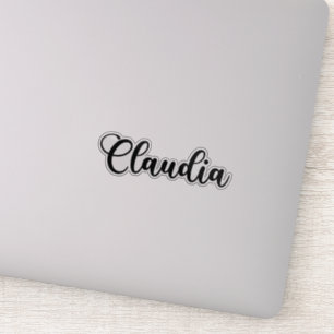 Claudia Name - Handwritten Calligraphy
