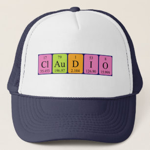 Claudio periodic table name hat