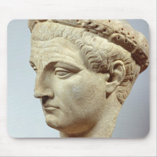 Claudius, marble head, 41-54 AD Mouse Pad