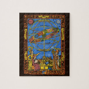 Claudius Ptolemy Astronomer, Vintage Celestial  Jigsaw Puzzle