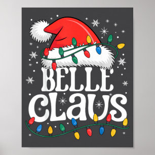 Claus Funny Xmas Christmas Grandma Holiday Style Poster