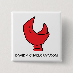 CLAW BUTTON FOR CRAYFISH CLAN FAN CLUB