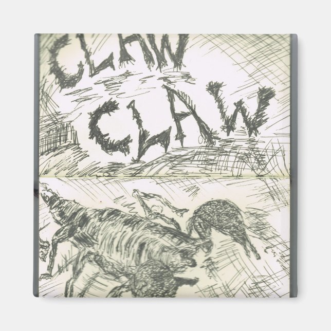 Claw claw ink scorpion magnet (Front)