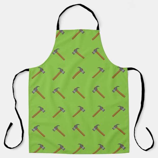 Claw Hammer Cartoon Apron (Front)