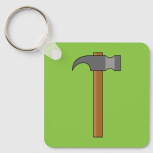 Claw Hammer Cartoon Key Ring