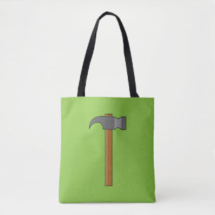 Claw Hammer Cartoon Tote Bag