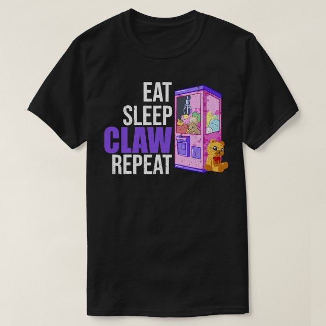 Claw Machine Gift Skill Crane Machine T-Shirt (Design Front)