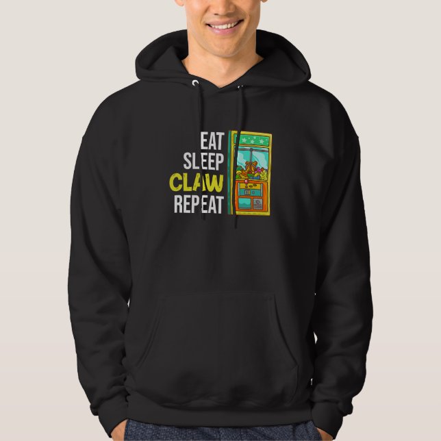Claw Machine  Skill Crane Machine Hoodie (Front)