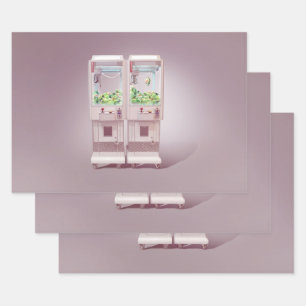 Claw Machine Wrapping Paper Sheet