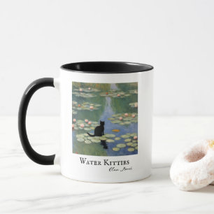 Claw Monet Water Lilies Cat Pond Mug