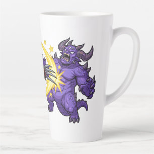 Claw Strike Ninja vs Monster Chibi Anime RPG Game  Latte Mug