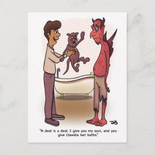 Clawdia  Folded Postcard