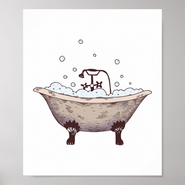 CLAWFOOT BATHTUB POSTER (Front)