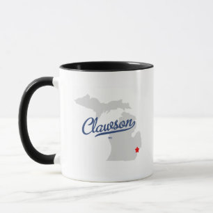 Clawson Michigan MI Shirt Mug