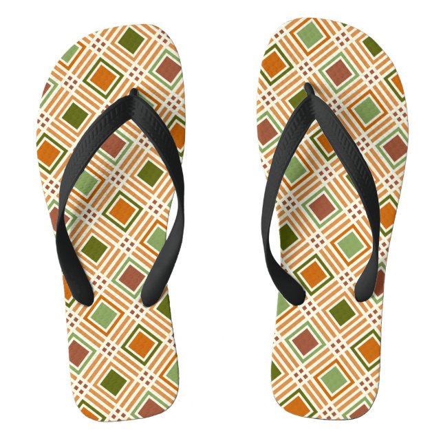 Clay Algae Pattern Jandals (Footbed)