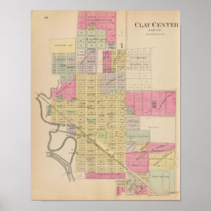 Clay Centre, Clay County, Kansas Poster