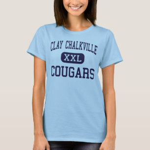 Clay Chalkville - Cougars - High - Pinson Alabama T-Shirt