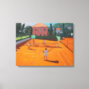 Clay Court Tennis Lapad Croatia 2012 Canvas Print