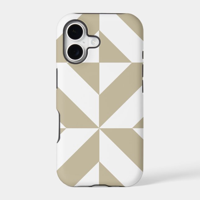 Clay Geometric Deco Cube Pattern (Back)