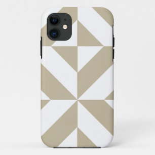 Clay Geometric Deco Cube Pattern iPhone 11 Case