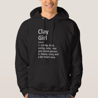 Clay Girl Al Alabama Funny City Home Roots Hoodie