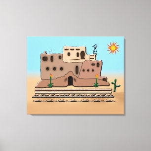 Clay House Canvas Print