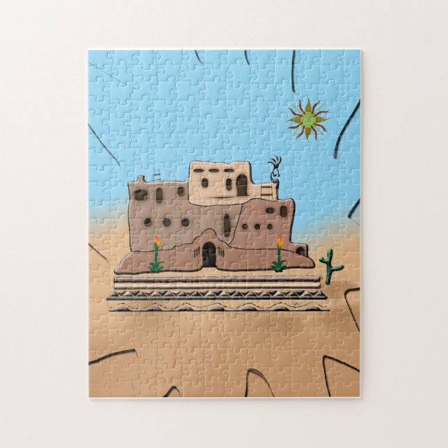 Clay House Jigsaw Puzzle (Vertical)