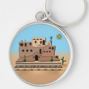 Clay House Key Ring