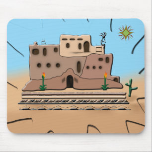 Clay House Mouse Pad
