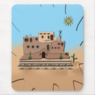 Clay House Mouse Pad
