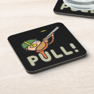 Clay Pigeon Trap Shooting Coaster