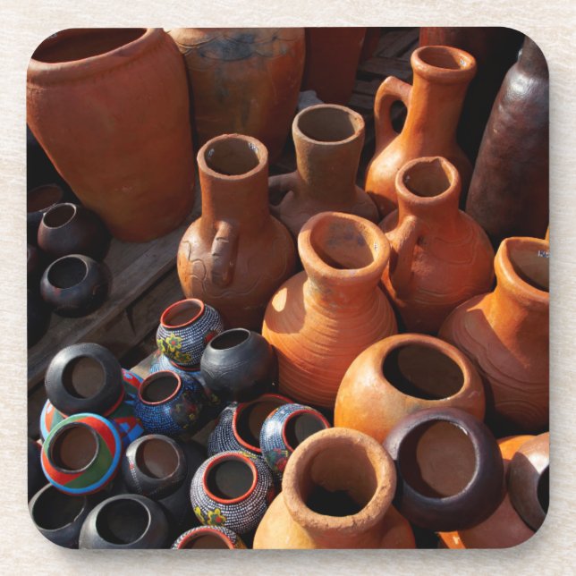 Clay Pots, Hazyview, Mpumalanga, South Africa Coaster (Front)