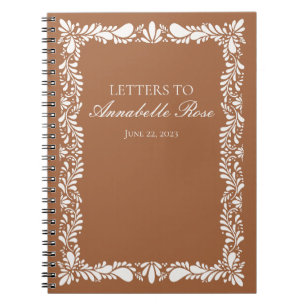 Clay Talaver Tile Fiesta Letters to Birthday Girl Notebook