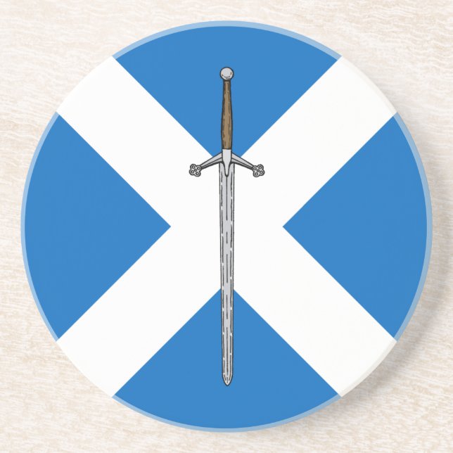 Claymore and Saltire Coaster (Front)