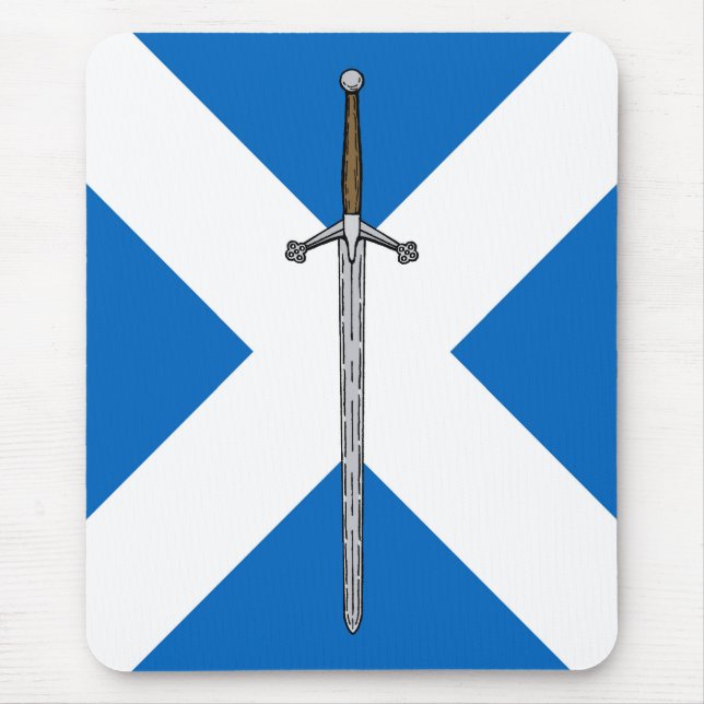 Claymore and Saltire Mouse Pad (Front)