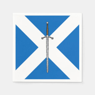 Claymore and Saltire Napkin