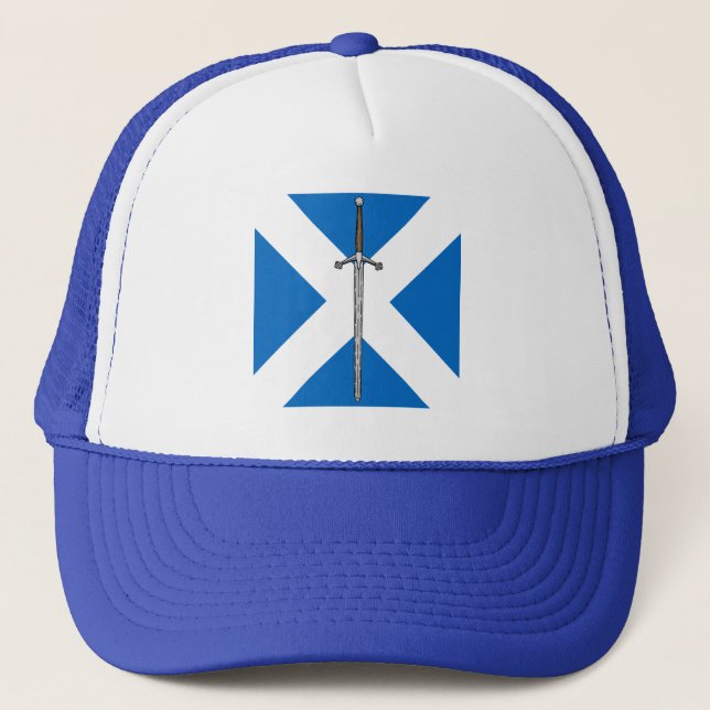Claymore and Saltire Trucker Hat (Front)