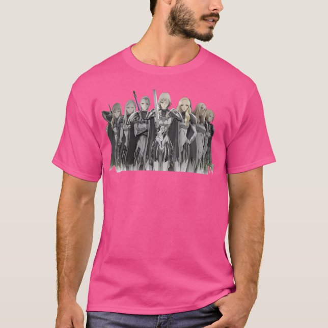 Claymore Characters T-Shirt (Front)