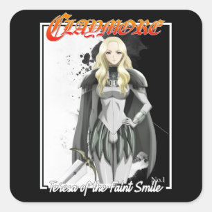 Claymore - Teresa of the Faint Smile Square Sticker