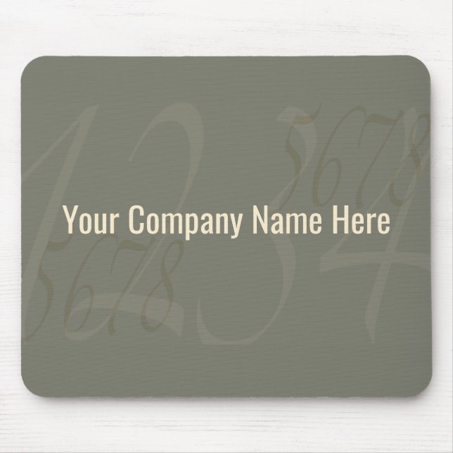 Clean Accounting or Bookkeeping Themed Mousepad (Front)