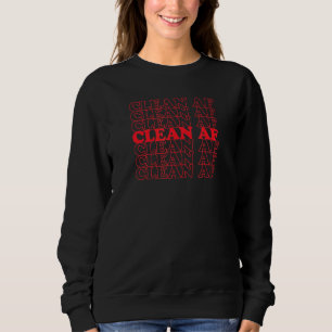 Clean Af Cool Vintage Inspired Sober Living Sweatshirt