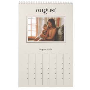Clean and Cozy Modern Calendar