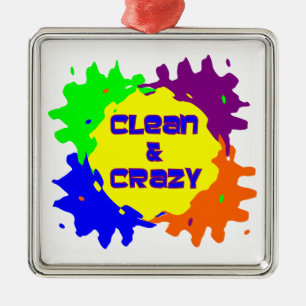 Clean and Crazy Metal Tree Decoration