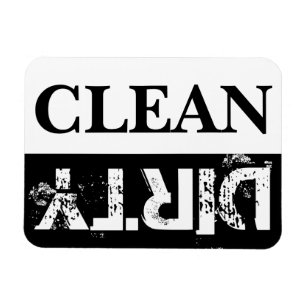 Clean and Dirty Dishwasher Magnet