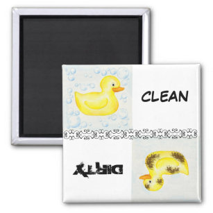 Clean and Dirty Duck Dishwasher Magnet