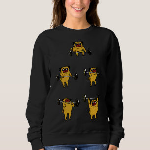 Clean and Jerks Pug Classic T-Shirt 101 Sweatshirt