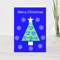 Clean and Sober Christmas card